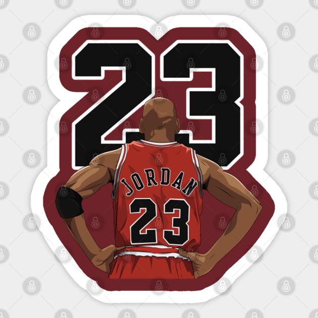 Vintage Michael Jordan Sticker by secukupnya